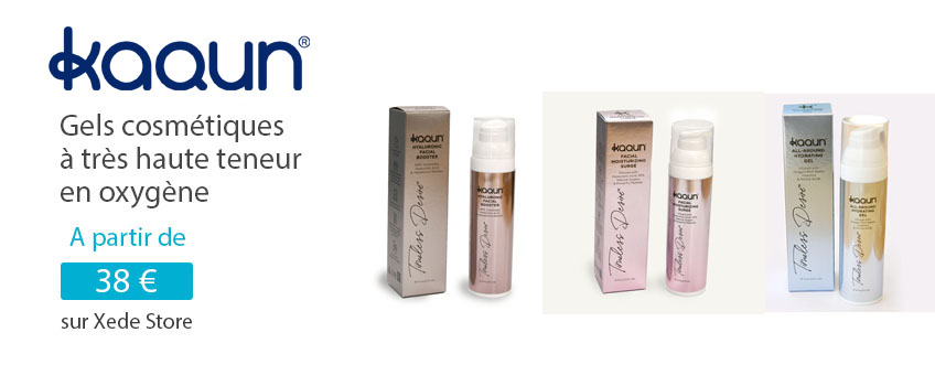 Acheter les gels et crème Kaqun 'Timeless Desire' à haute teneur en oxygène pour tous les problèmes de peau